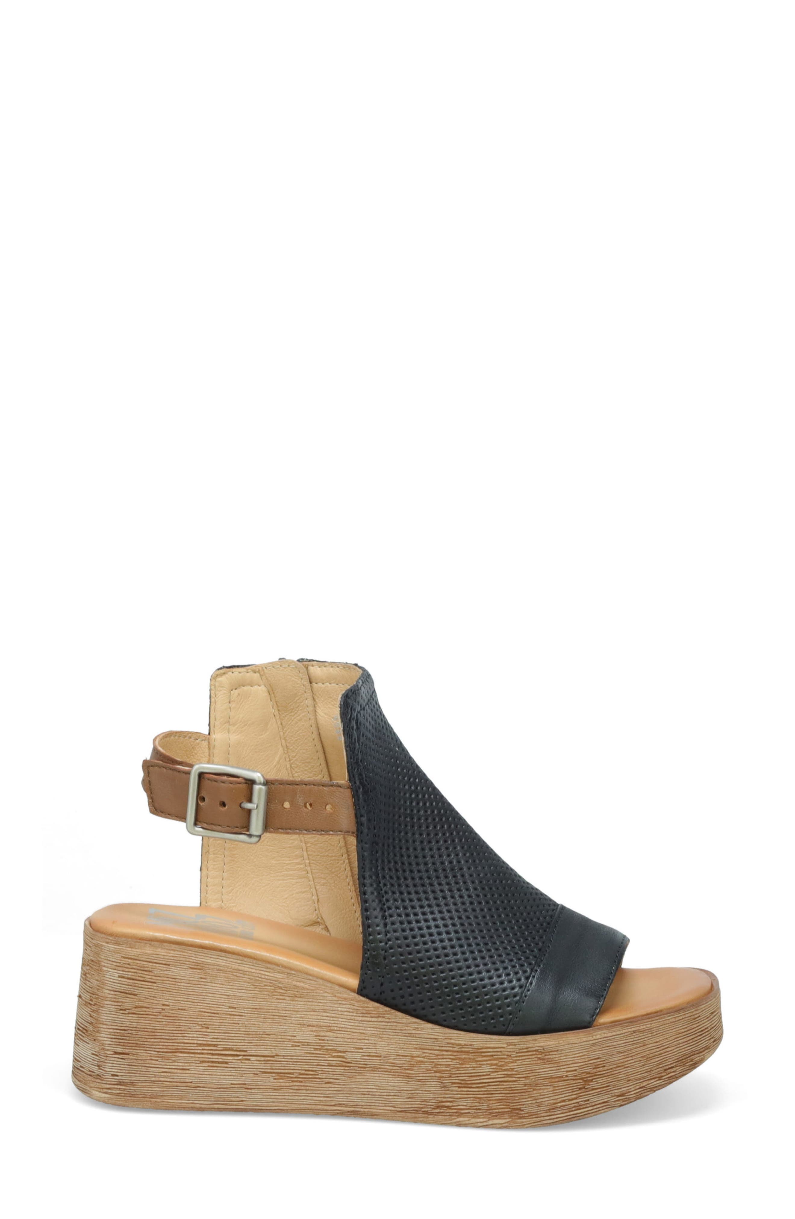 Miz Mooz Giselle Platform Wedge Sandal, Alternate, color, 