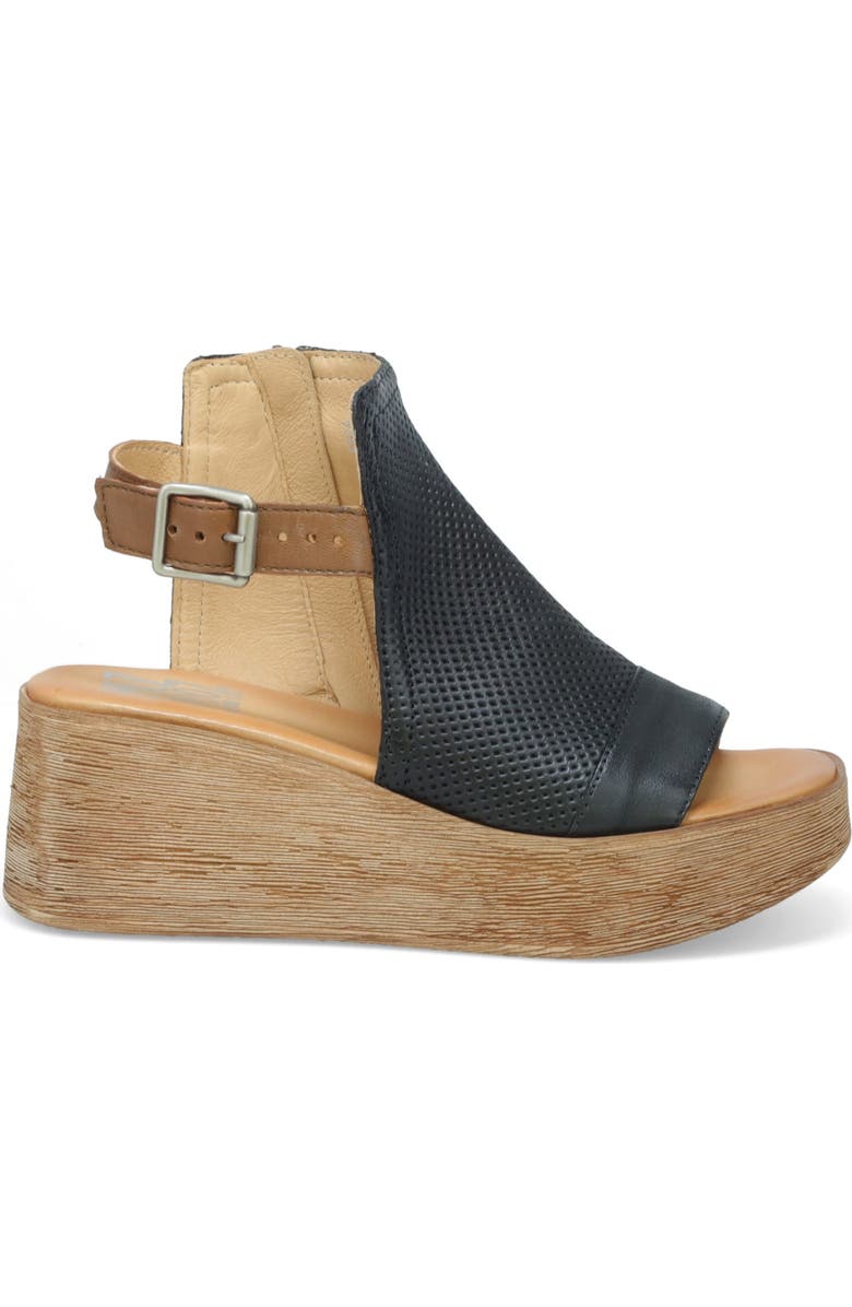 Miz Mooz Giselle Platform Wedge Sandal, Alternate, color,
