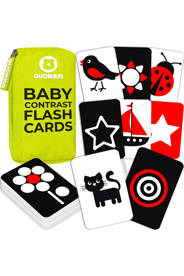 Educational Kids Flash Cards - High Contrast & Vocabulary, Main, color, SET 2