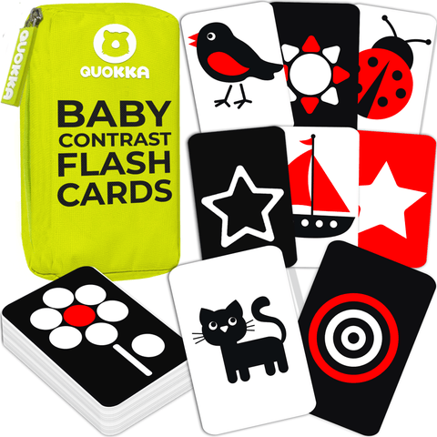 High Contrast & Vocabulary Flash Cards for Kids
