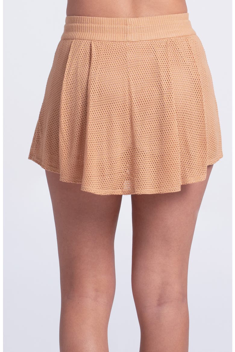 High Waist Lucky Break Skirt, Alternate, color, Caramel