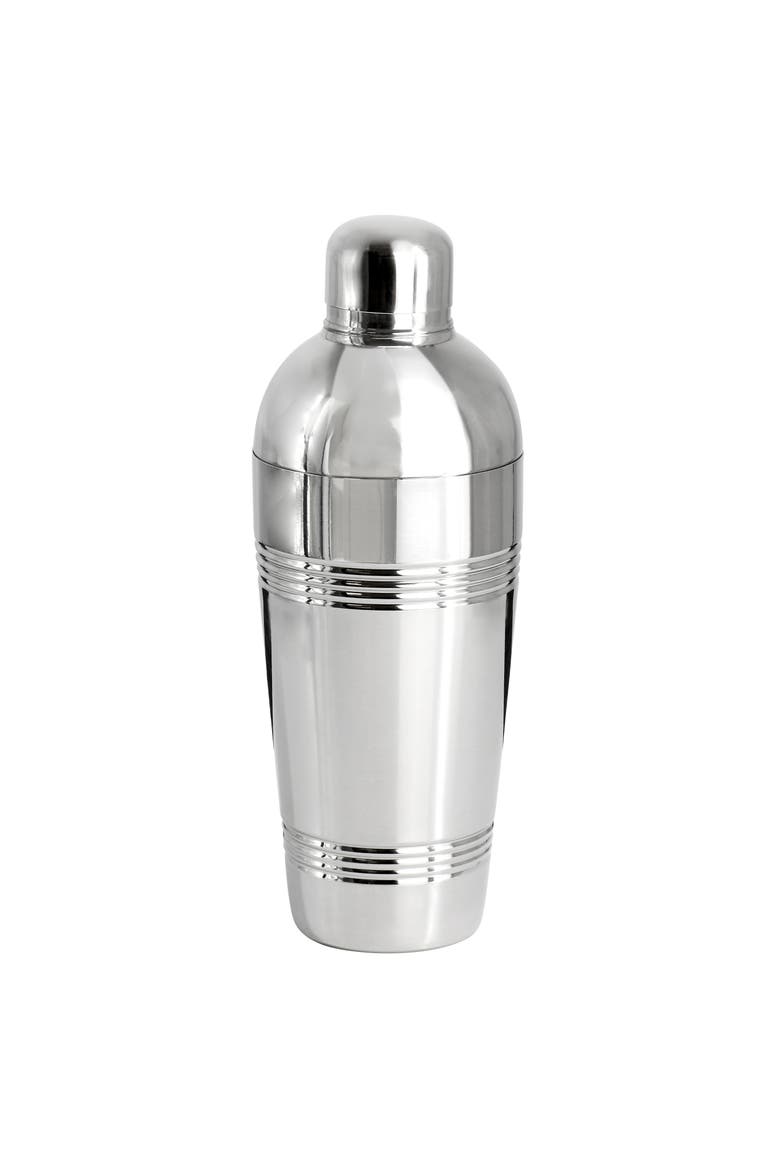 Baldwyn Stainless Steel 25.4 Ounce Cocktail Shaker, Main, color, Metallic Silver