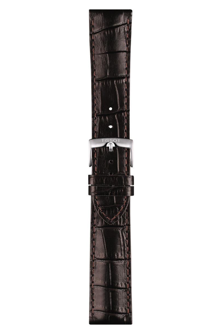 Chrono XL Chronograph Leather Strap Watch, 45mm, Alternate, color, BROWN