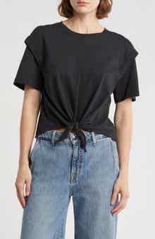 rag & bone Mica Tie Front T-Shirt