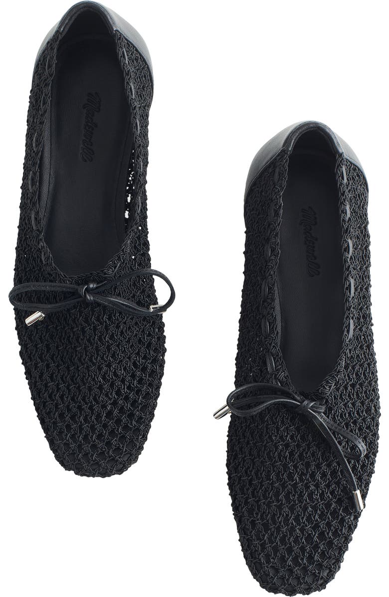 Madewell Mylie Ballet Flat, Alternate, color, True Black