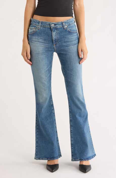 AG Mid Rise Flare Leg Jeans