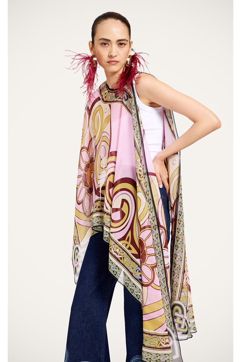 Maria Cape, Main, color, Kells Placée Pink