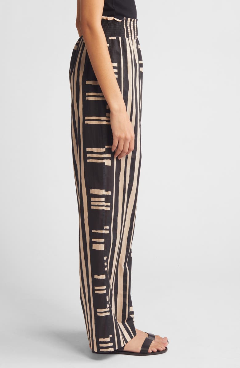 Rails Brendon Stripe Pull-On Wide Leg Pants, Alternate, color, Island Stripe