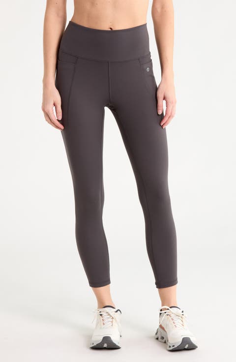 Ruched Back High Waist 7/8 Leggings with Pockets