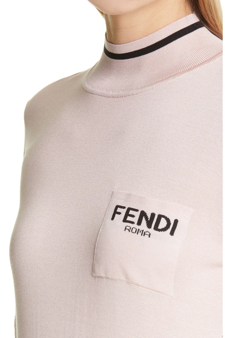 Logo Pocket Silk Sweater, Alternate, color, SNAKE