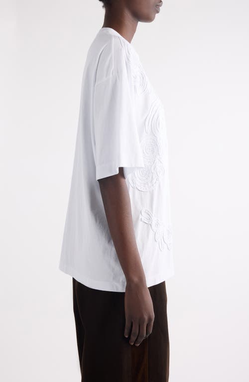 Dries Van Noten Hegels Soutache Embroidered T-shirt In Animal Print