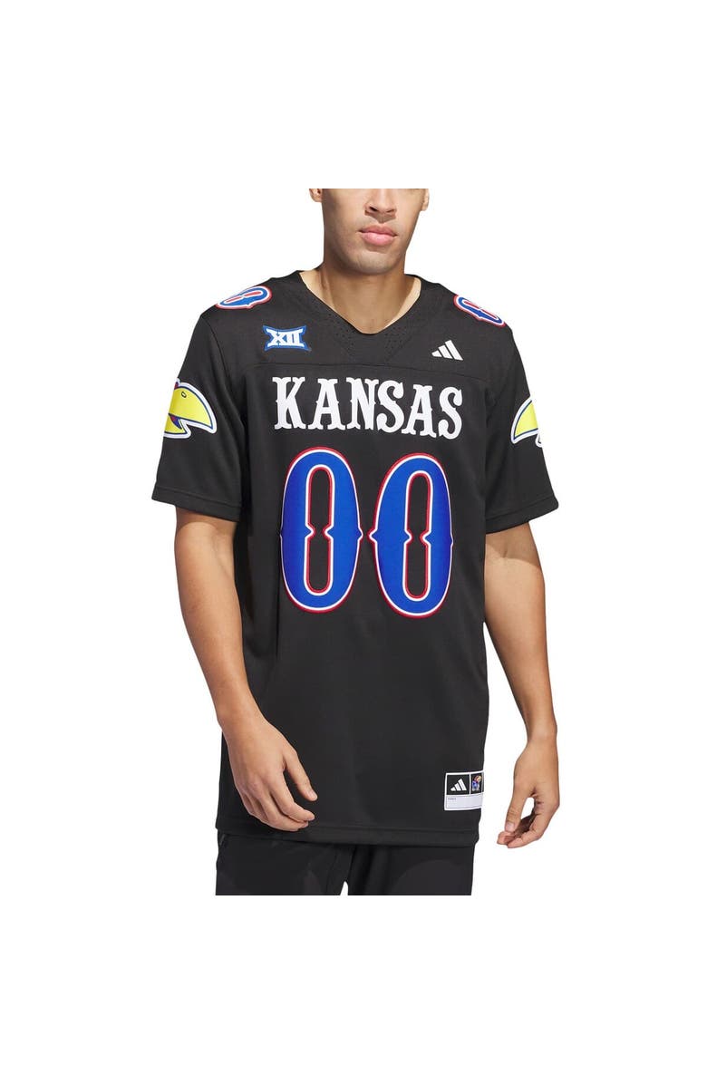 adidas Men's adidas #00 Black Kansas Jayhawks Alternate Premier Jersey, Alternate, color, Black