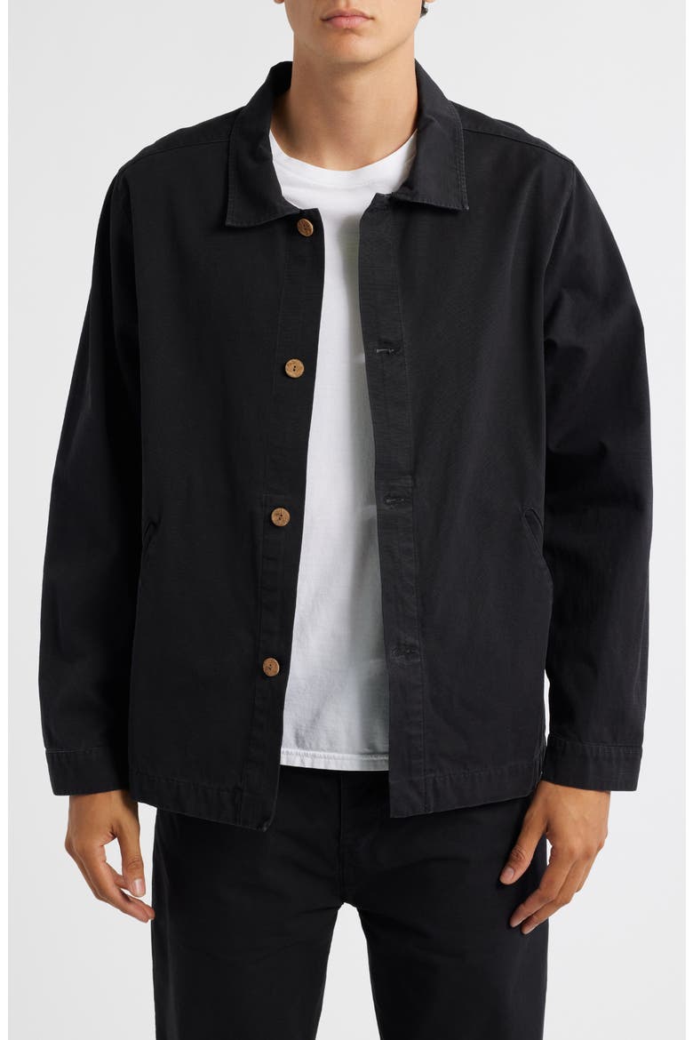ŠP / LINEN COTTON /JACKET col.Ink Black Men