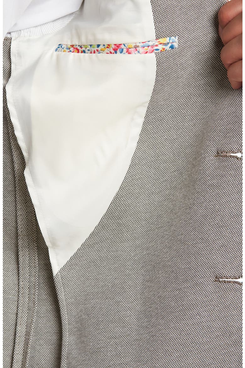 Grey Knit Blazer, Alternate, color, GREY