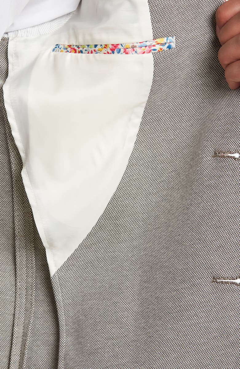 SAVILE ROW CO Grey Knit Blazer, Alternate, color, 