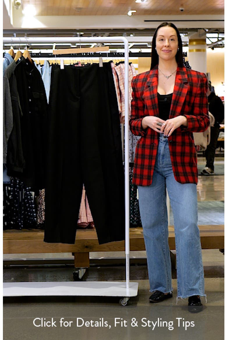 x Kaia Gerber Wool Blend Dress Pants video