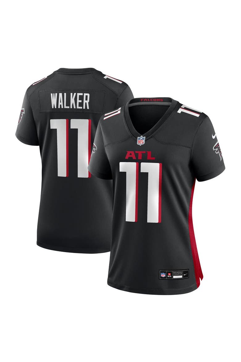 Women's Nike Jalon Walker  Black Atlanta Falcons Team Game Jersey, Alternate, color, Black