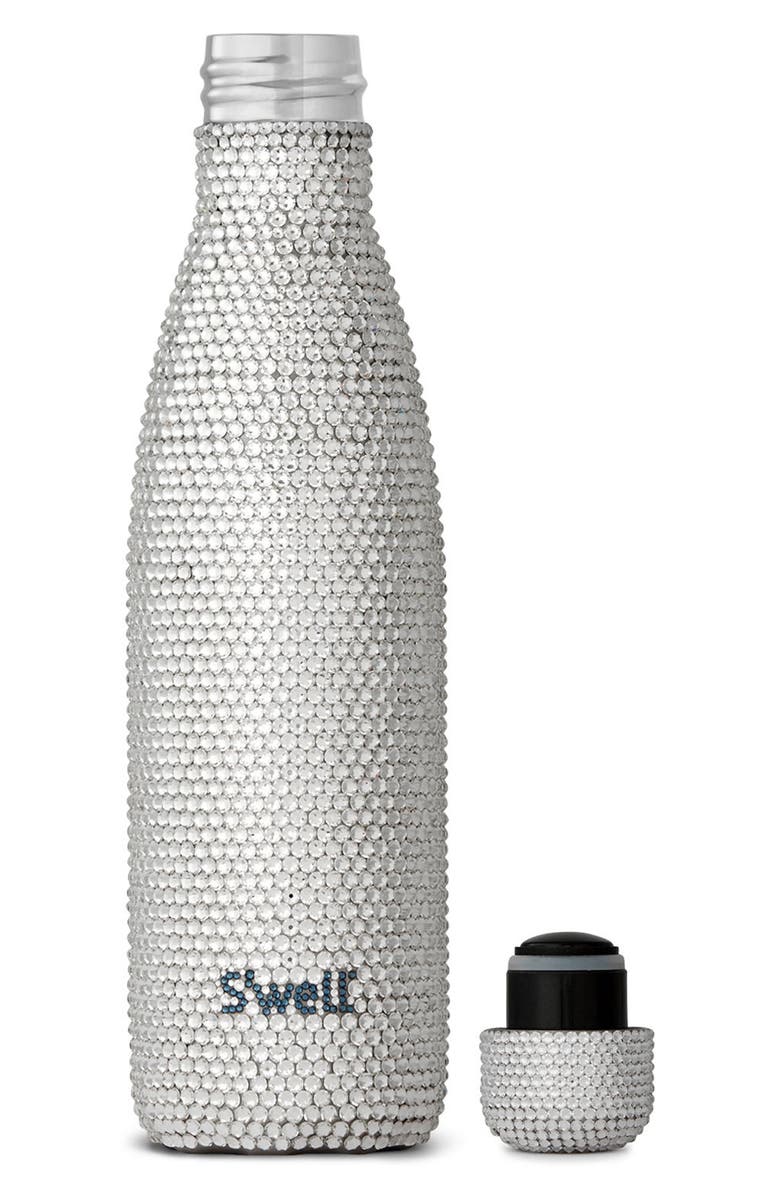 S'well Alina Swarovski Crystal Insulated Stainless Steel Water Bottle, Alternate, color, 