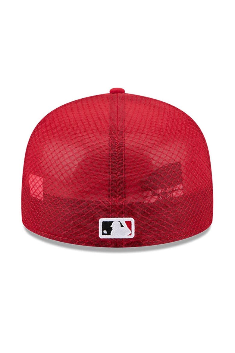 Men's New Era Red Cincinnati Reds 2026 Batting Practice 59FIFTY Fitted Hat, Alternate, color, Red