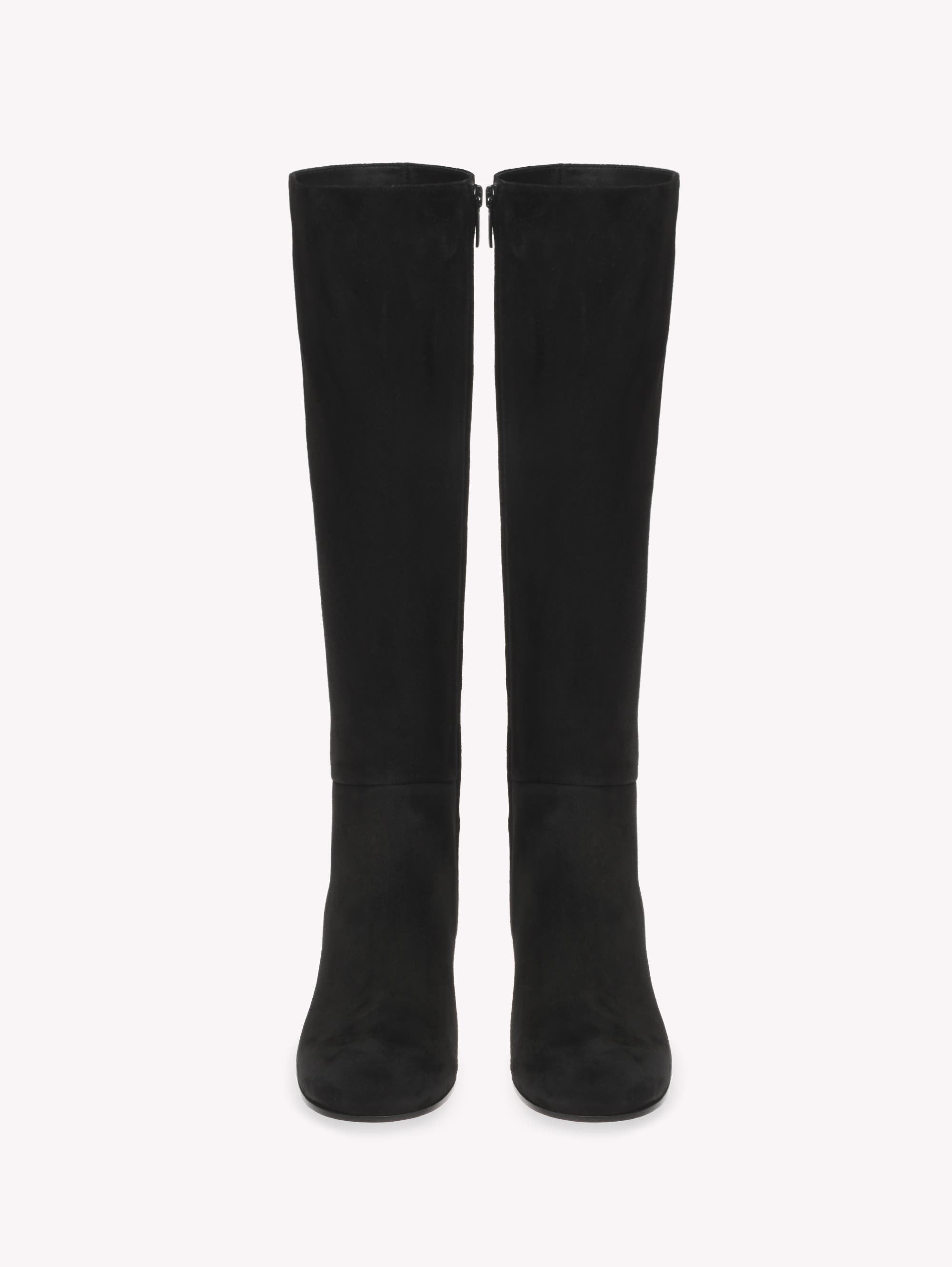 Gianvito Rossi Joelle Boot, Alternate, color, Black Suede