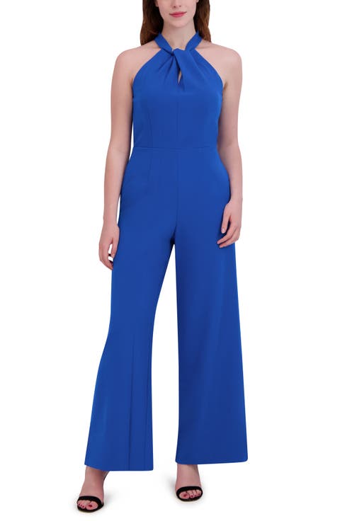 Halter Neck Wide Leg Jumpsuit