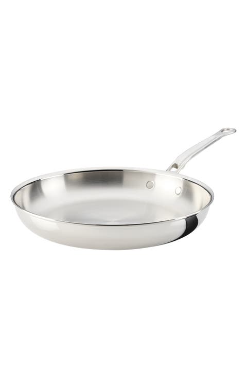ProBond® Luxe Professional Clad Stainless Steel 12.5-Inch Skillet