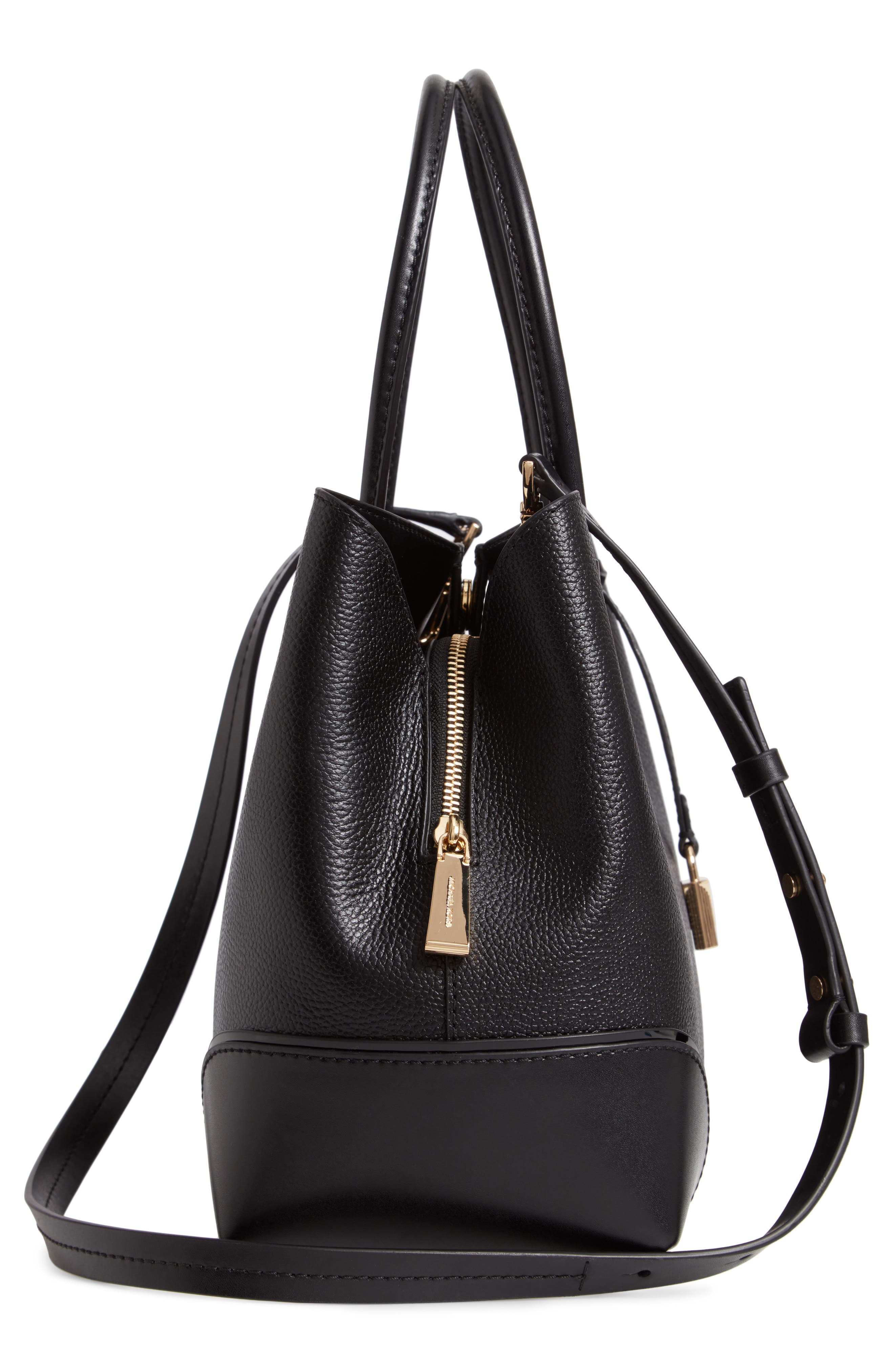 MICHAEL Michael Kors Medium Mercer Leather Satchel, Alternate, color, 