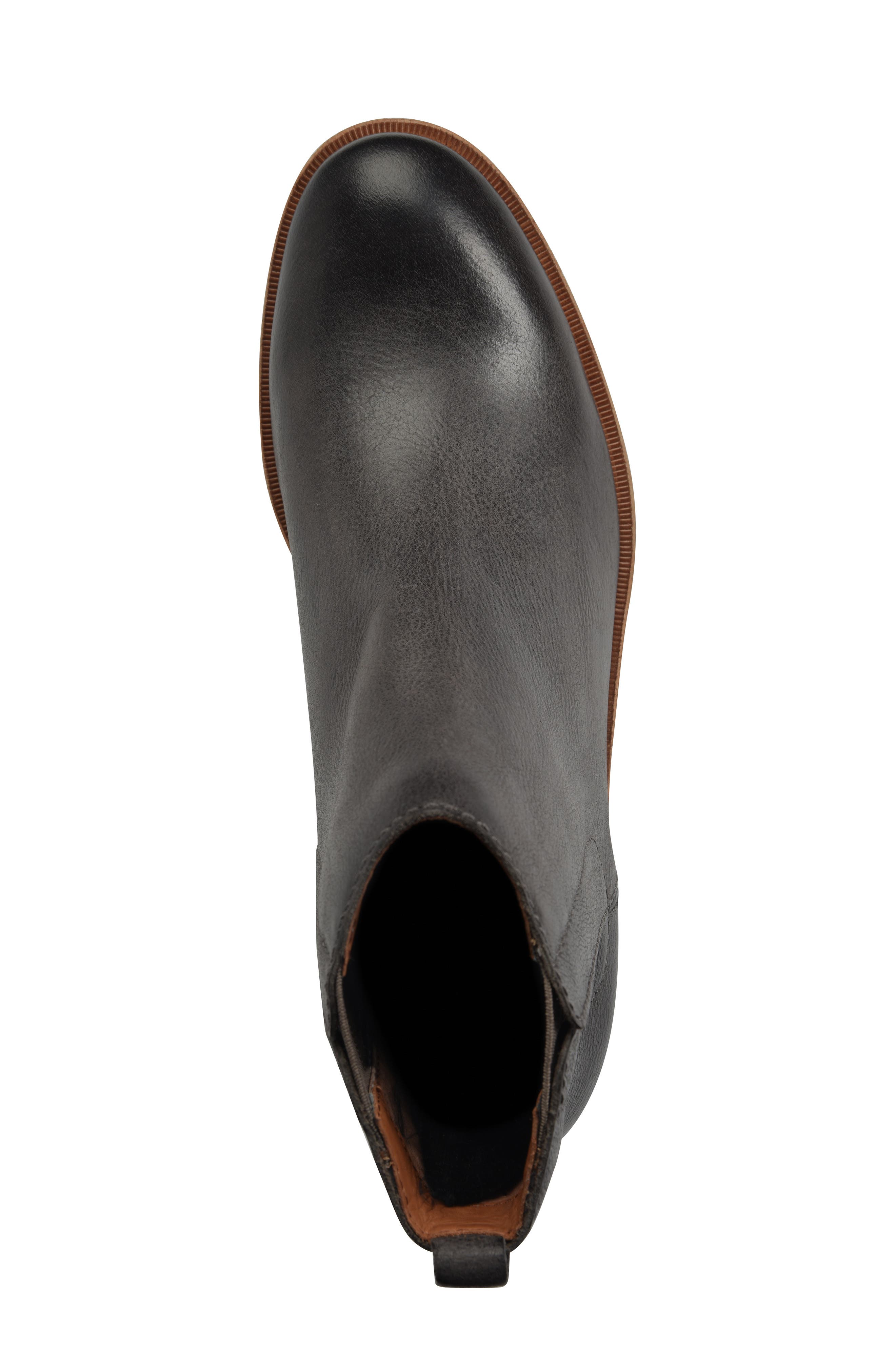 Mindo Chelsea Bootie, Alternate, color, GREY LEATHER