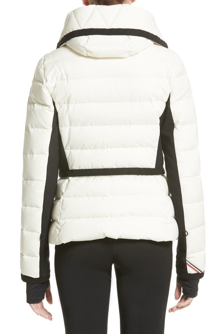 Lamoura Quilted Down Puffer Coat, Alternate, color, WHITE