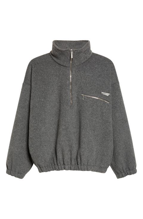 Oversize Half Zip Pullover