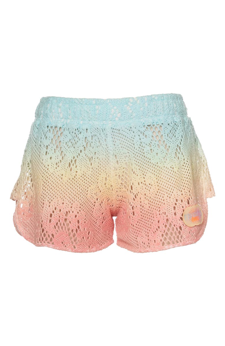 Maaji Pendiente Ryto Cover-Up Shorts, Alternate, color, Light/ Pastel Blue
