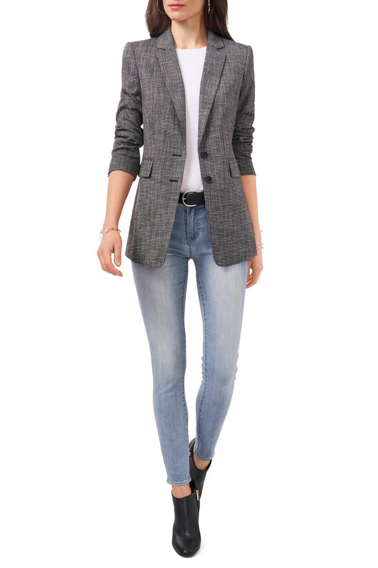 Tweed Jacket, Alternate, color, RICH BLACK