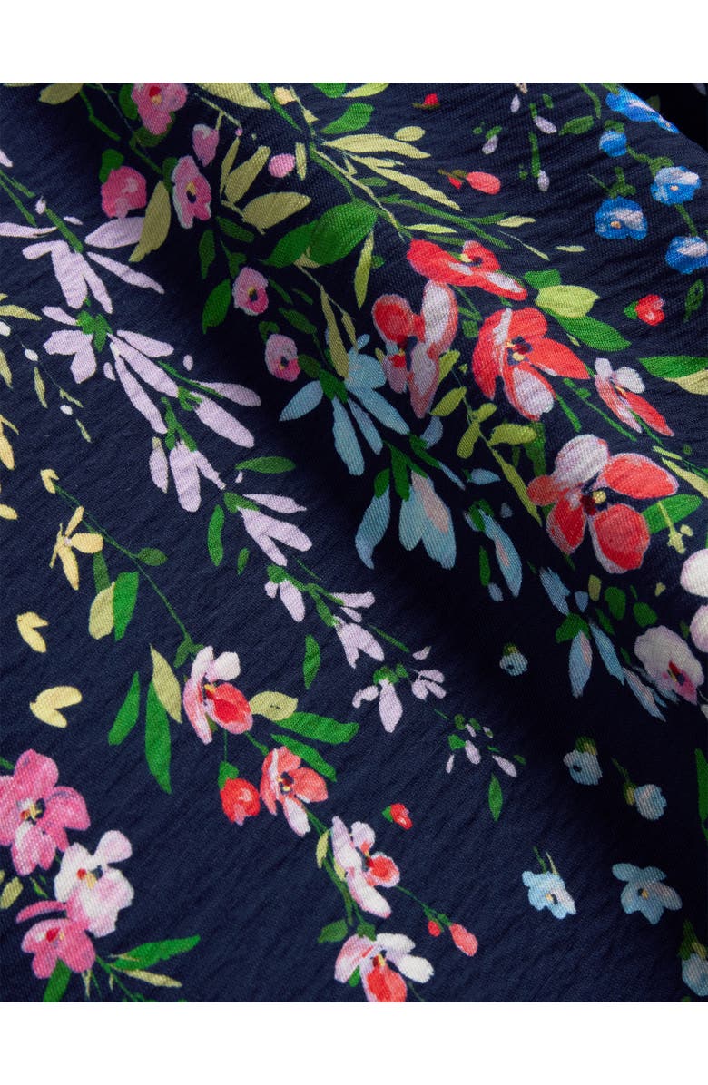 HOBBS LONDON Alberta Floral Midi Shirt Dress, Alternate, color, Midnightmulti