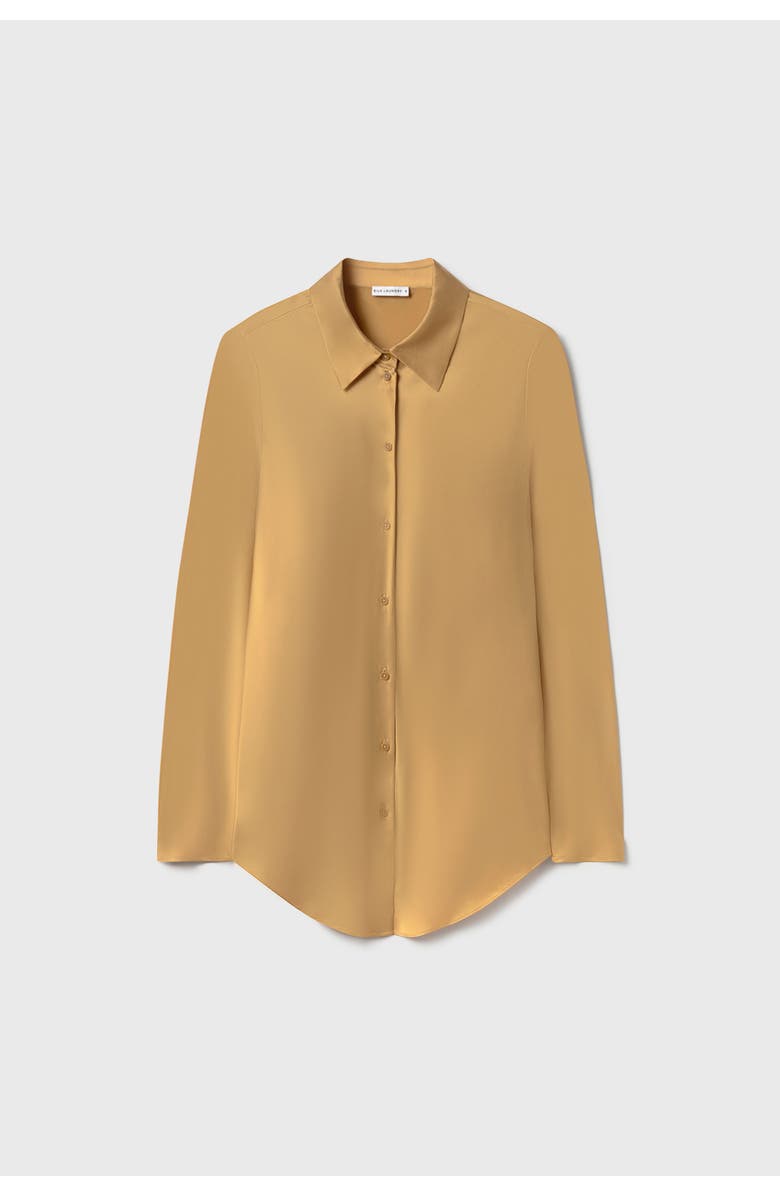 SILK LAUNDRY Bias Cut Shirt, Main, color, Cowrie