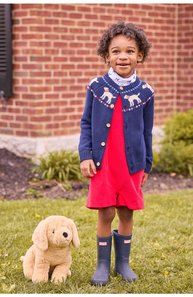 Little English Kids' Printed Turtleneck, Alternate, color, Navy Labs