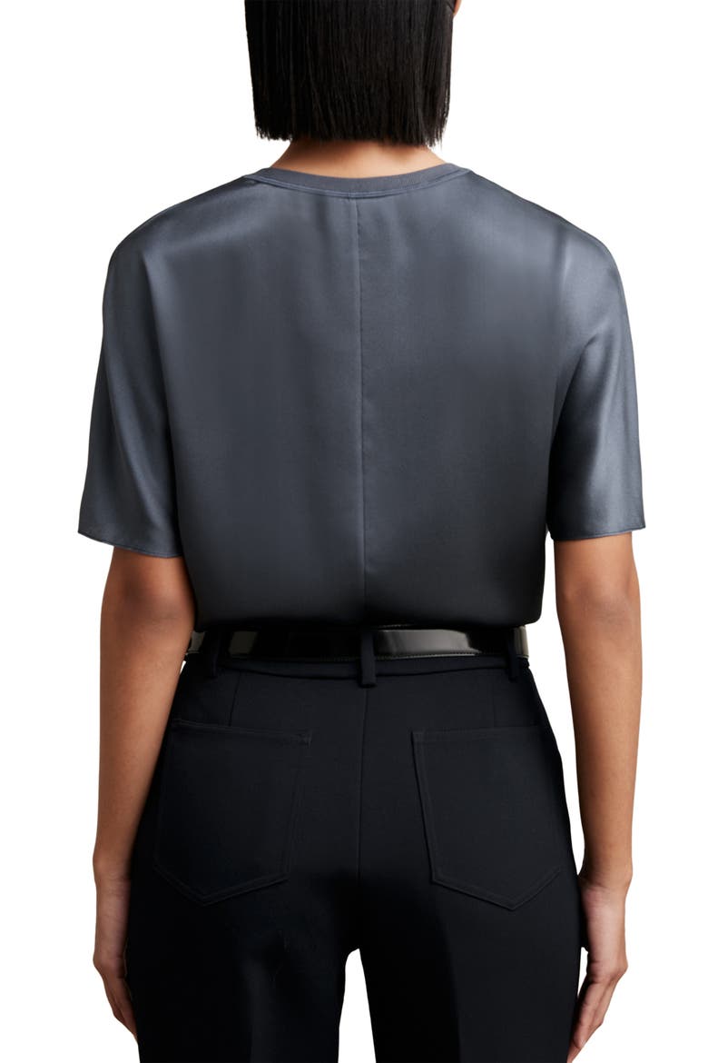Lena Dolman Sleeve Silk Top, Alternate, color, BLUE
