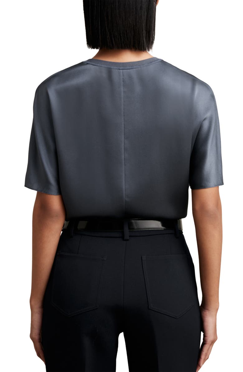 Reiss Lena Dolman Sleeve Silk Top, Alternate, color, Blue