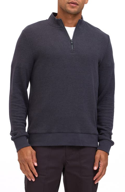 Dan Half Zip Waffle Pullover