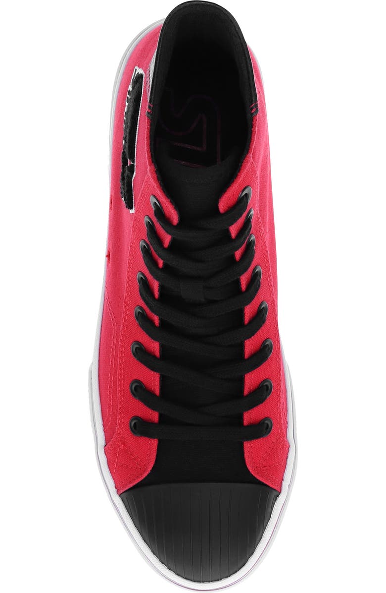 STARTER Tradition 71 High Top Sneaker, Alternate, color, Red/ Black