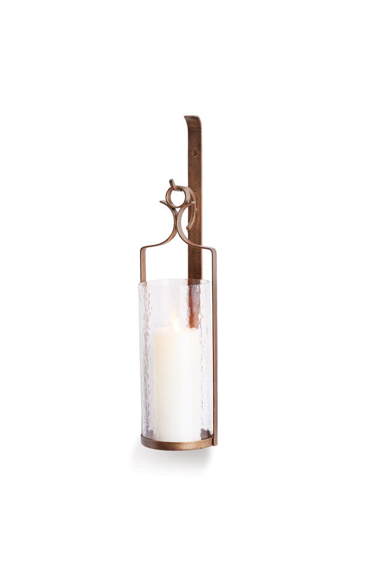 Napa Home & Garden Decker Wall Candle Sconce, Main, color, Gold