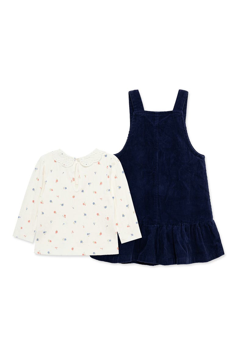 Kids' Rose Jumper & Shirt Set, Alternate, color, NAVY