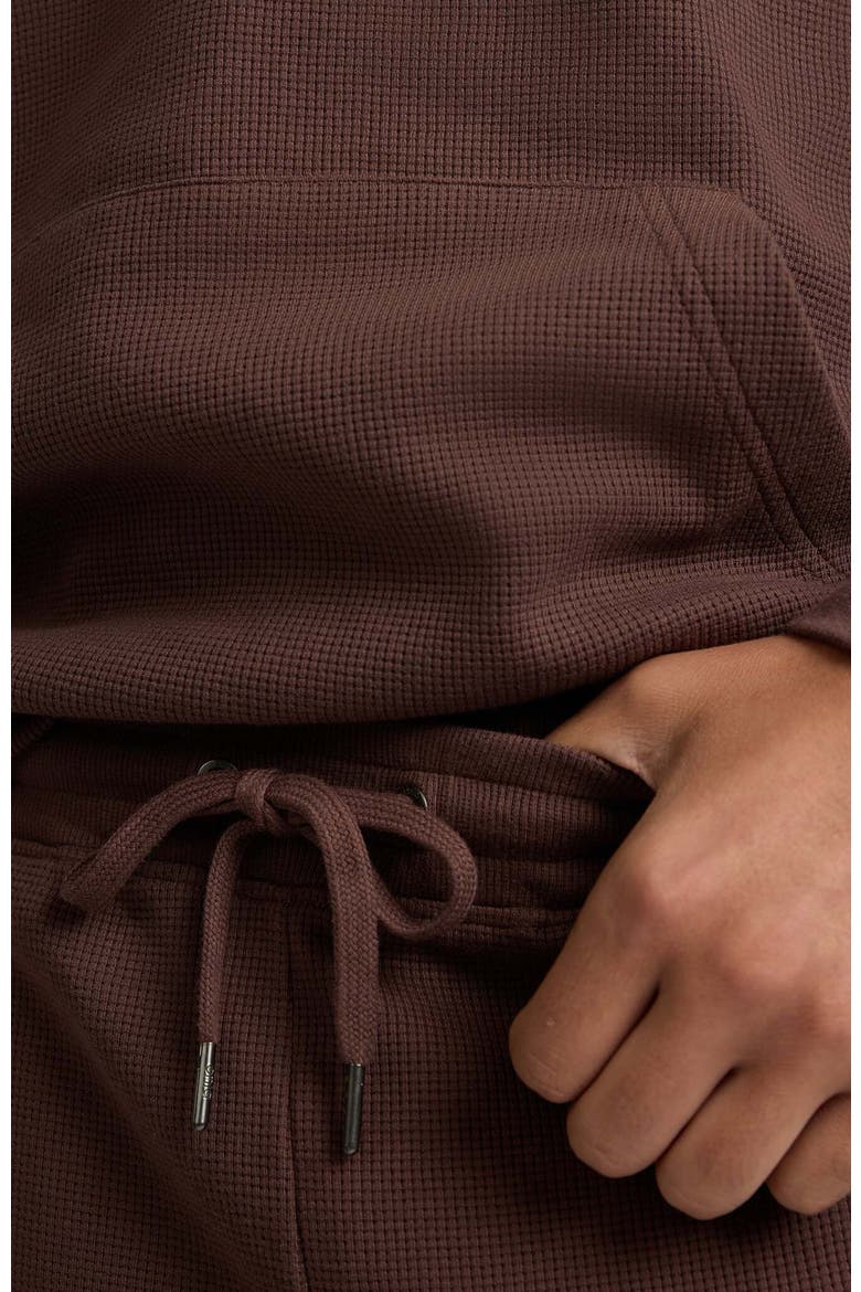 Heavyweight Cotton Waffle Jogger, Alternate, color, JAVA