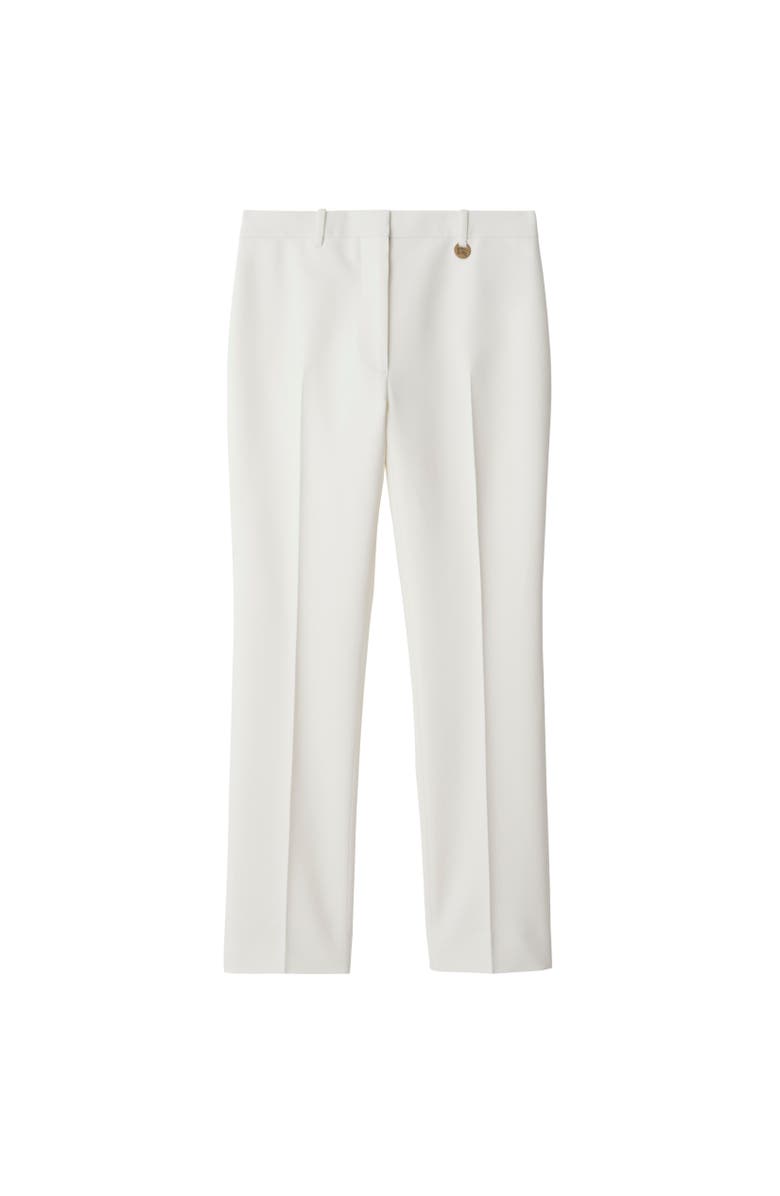 Burberry Wool Tailored Trousers, Alternate, color, Cool Alabaster
