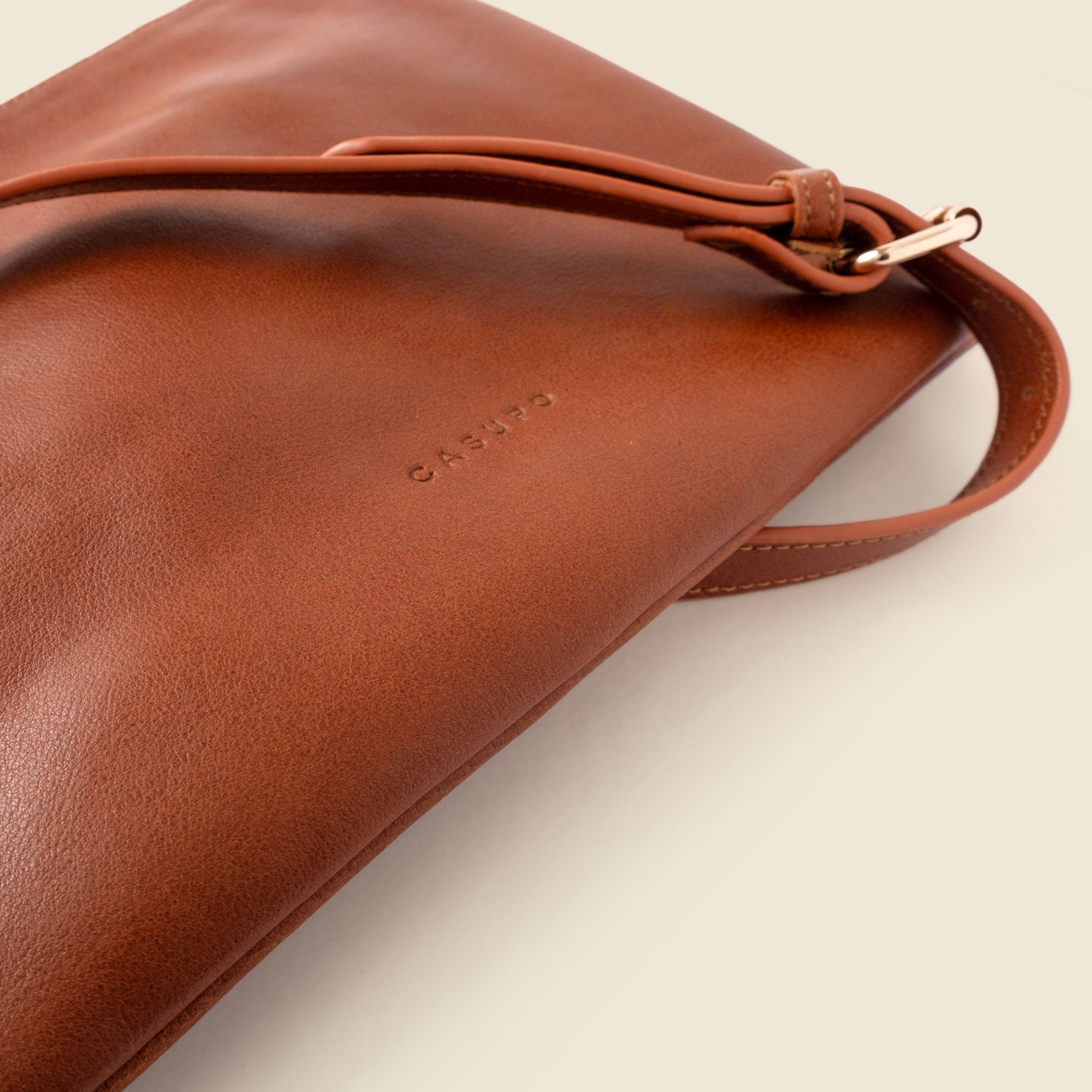 Leather Crossbody Bag with Adjustable Strap, Alternate, color, Tan