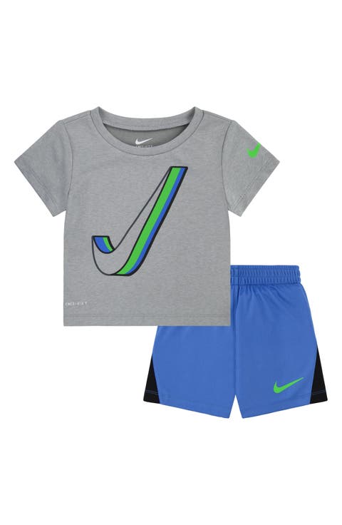 DF Dropset Short Sleeve Top & Shorts 2-Piece Set (Baby Boys 12M-24M)