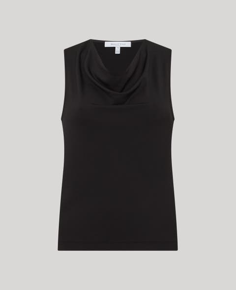 Eton Cowl Neck Blouse