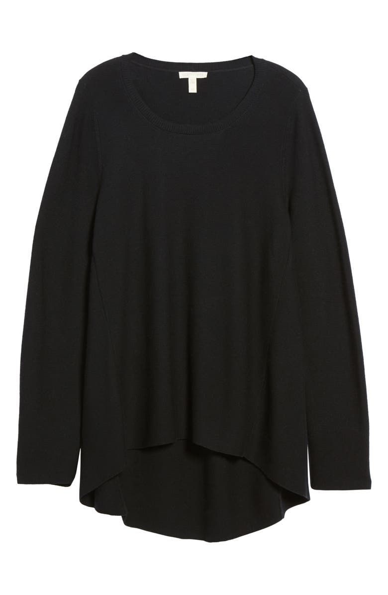 Eileen Fisher Organic Cotton Tunic Sweater, Alternate, color, 