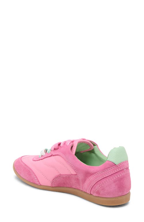 Dolce Vita Laini Leopard Print Sneaker In Pink