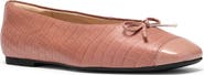 Clarks® Befana Bow Leather Flat