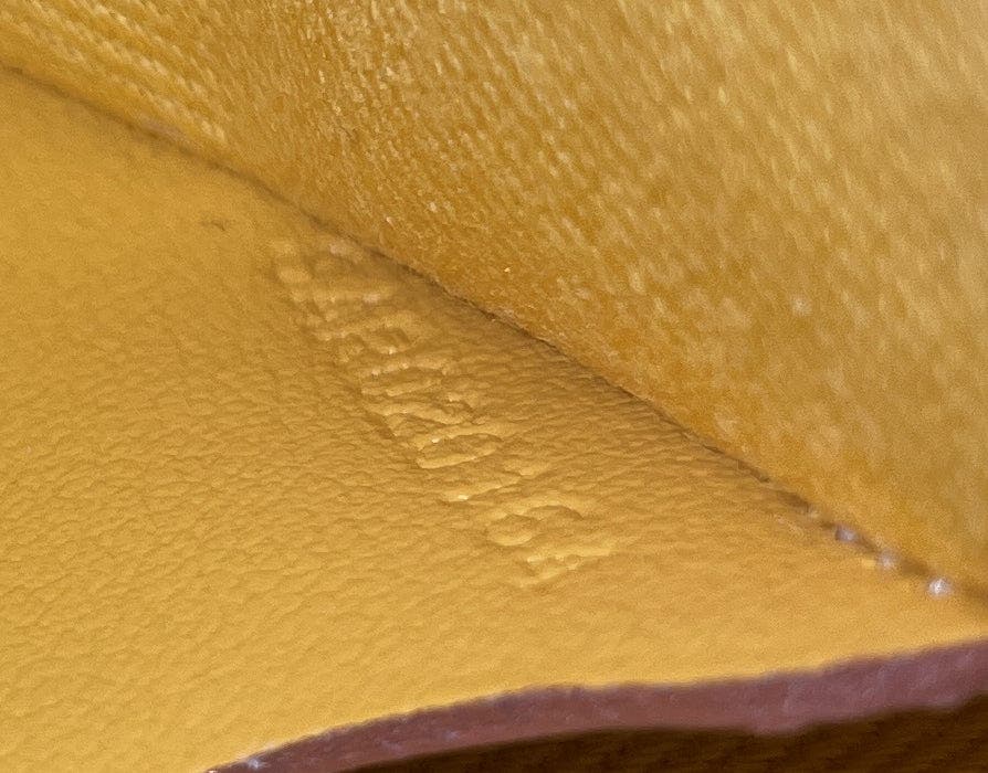 Pre-Owned Goyard Senat Zip Pouch Coated Canvas Mini, Alternate, color, Brown